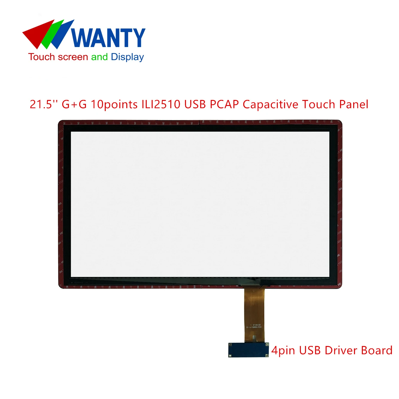 Custom Size Industry Capacitive Touch Panel 21.5 Inch Multi Screen