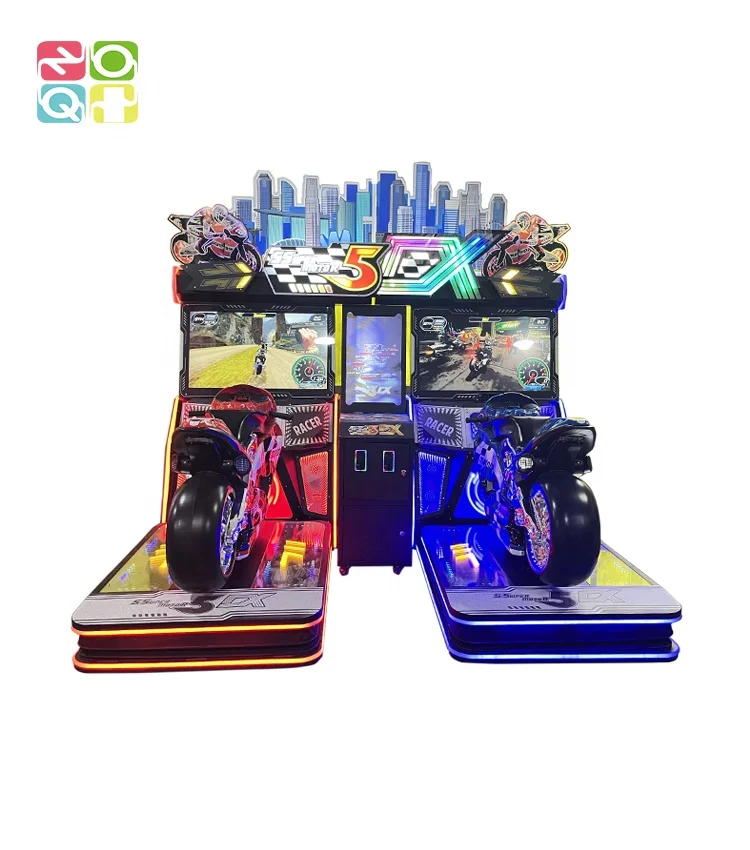 2 Seats Arcade 3dx bike Racing Game Machine Super Motor simulator with 42 inch LCD