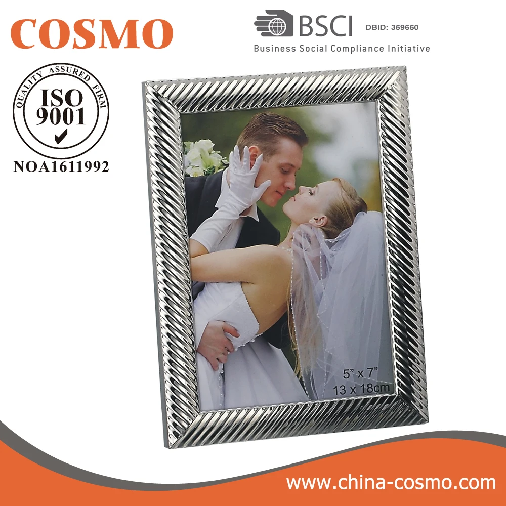 Roll Form, Silver or Golden Plated Iron Picture Frame
