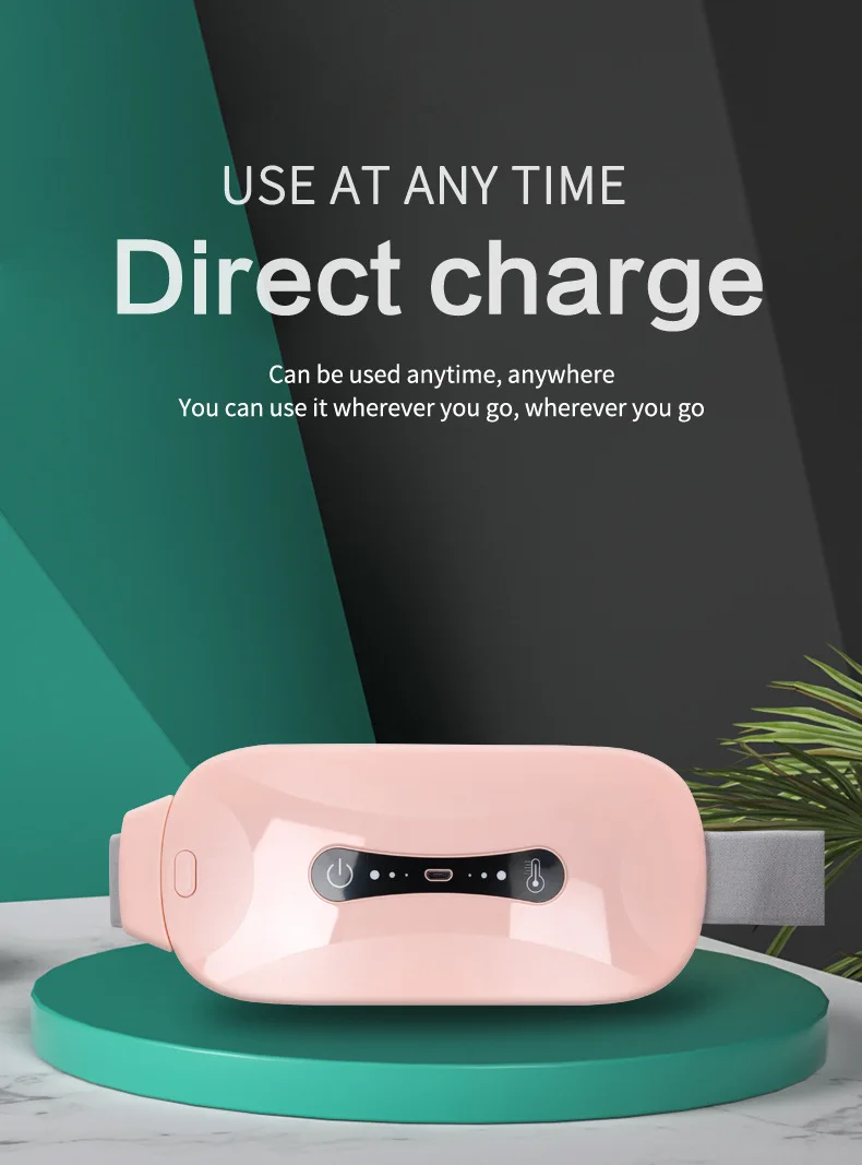 Menstrual cramp warming belt heating pad USB portable warmer rechargeable waist heater electric waist heating pad belt NoAging