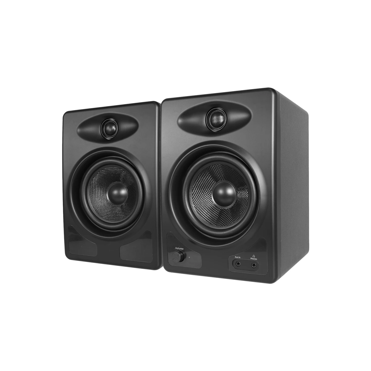 M Monitor Speaker Pair 4.5 Inch Professional Audio Bluetooth Recording Studio Monitor Speakers Active-Passive Pair