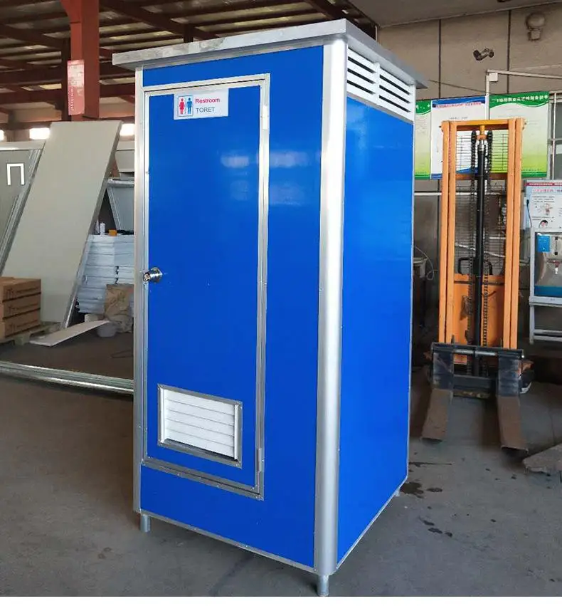 Wholesale cheap price flat pack modular outdoor mobile steel structure building foldable portable public container wc toilet