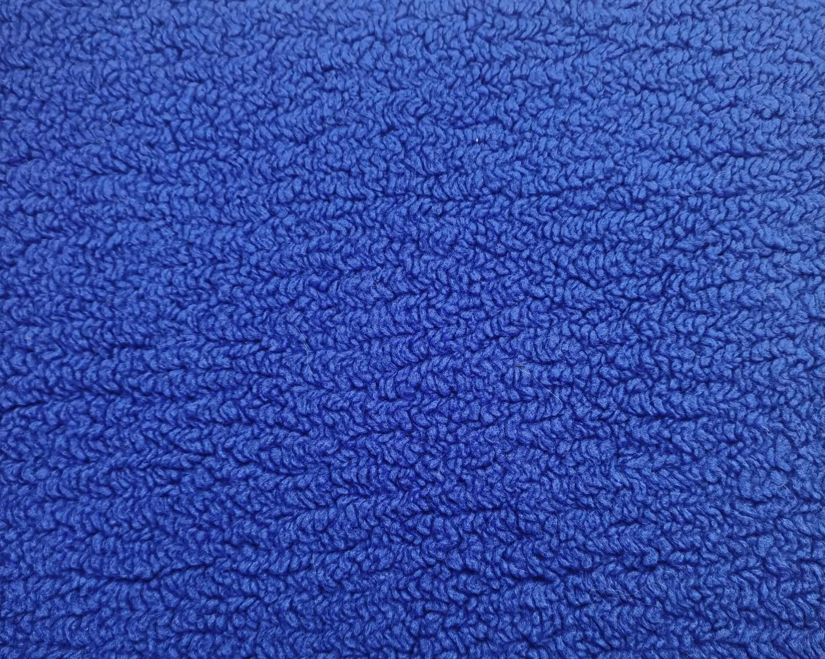 100% Polyester Solid Wheat Spike Pattern Sherpa Faux Fur Fabric for Garment/ Home Textile/Toys