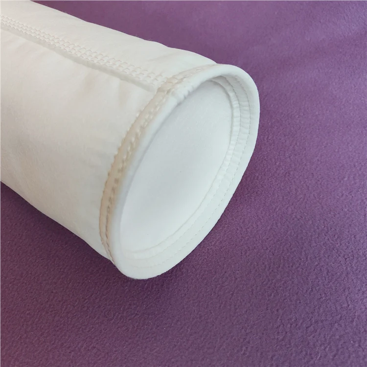 500 550 600 gsm PE PET needle felt non woven filter sock Industrial Polyester Filter Bag for Dust Collection Filter