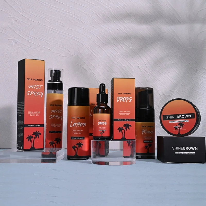 Wholesale Body Skin Self Tanner Solarium Sunbed Tanning Cream Lotion Female Tanning Lotion