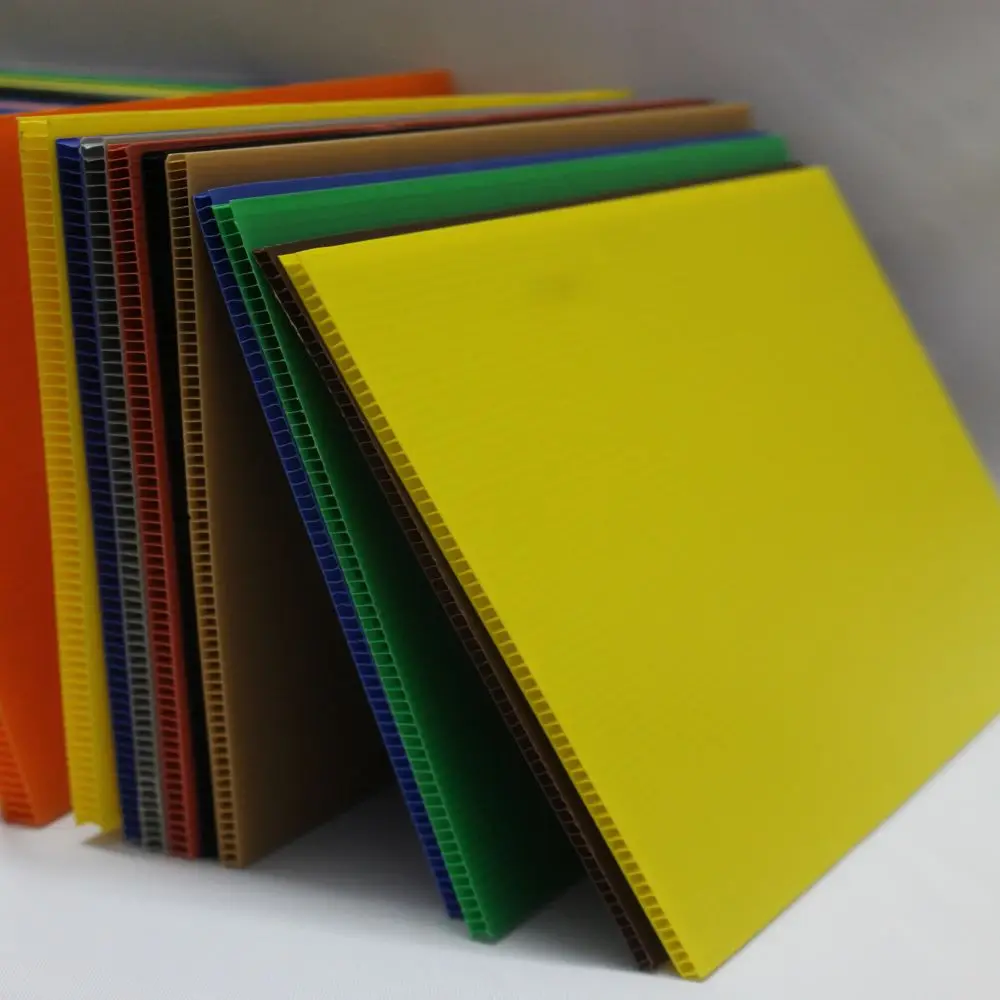Cheap price 2mm 3mm 4mm protection pad coroplast board corflute PP corrugated sheets