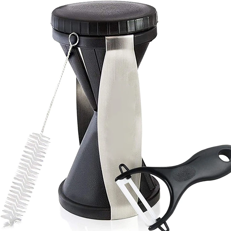 2024 Hot Sale Adjustable 3 in 1 Vegetable Spiralizer Cutter Vegetable Spiral Slicer
