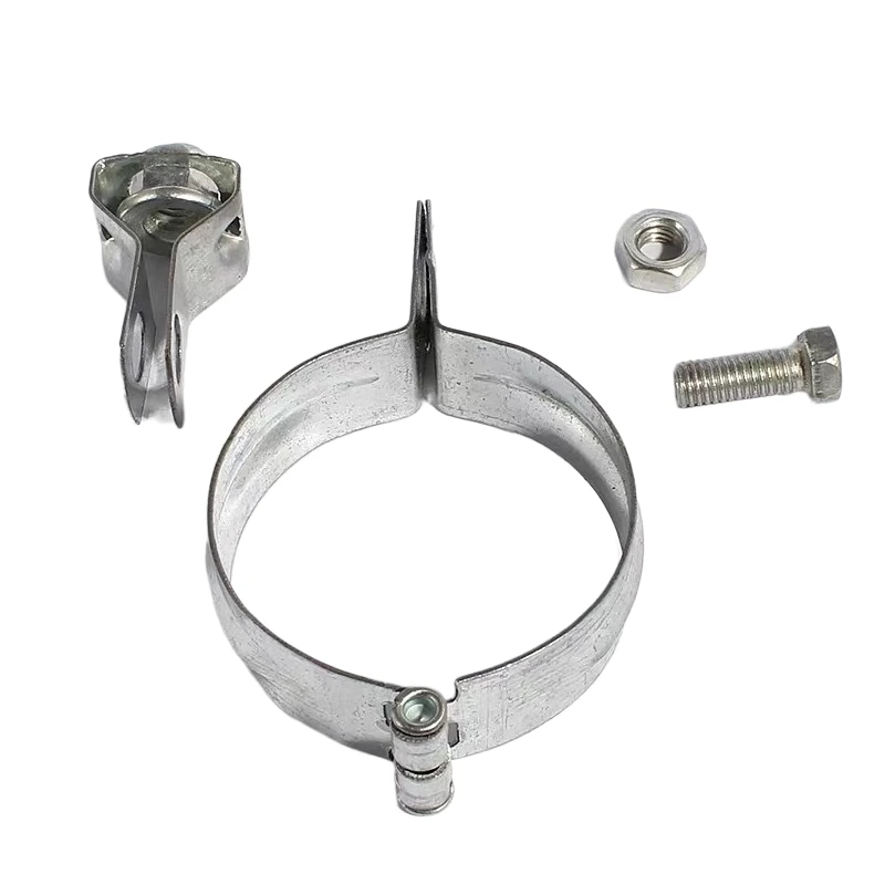 Various Specifications Wall Ceiling Mount Pipe Hanger Original Corrosion Resisting O-shape Vertical Pipe Clamps