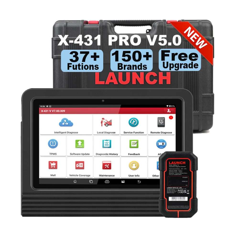Новый X-431 для запуска PRO V5.0 OBD2 сканер полный ключ системы PROG3 инструменты автоматической диагностики всех транспортных средств Тестер Аккумуляторов
