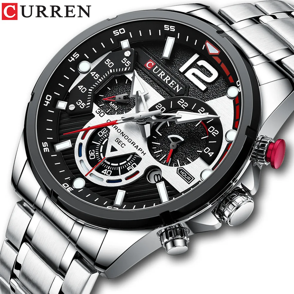 CURREN New Hot Watches Men Wrist Luxury Quartz Gift Dropshipping Custom Logo Watch 8395 Relojes Hombre Business Male Clock