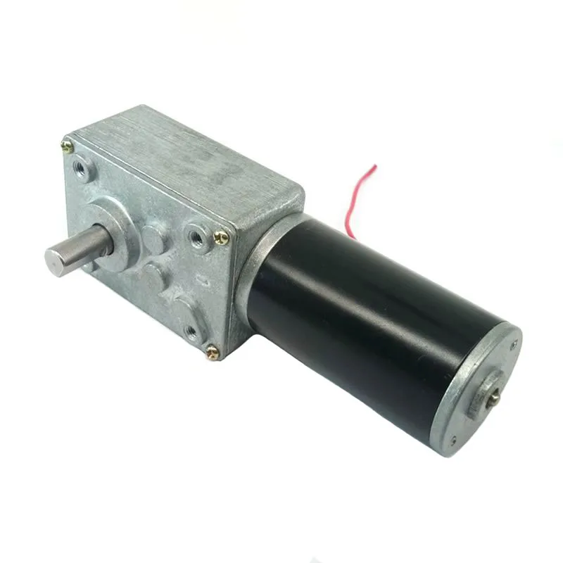 Mini Gearbox Angle Small Motor 6V 6Rpm High Tourqe 12V 24V Dc Worm Geared Motor