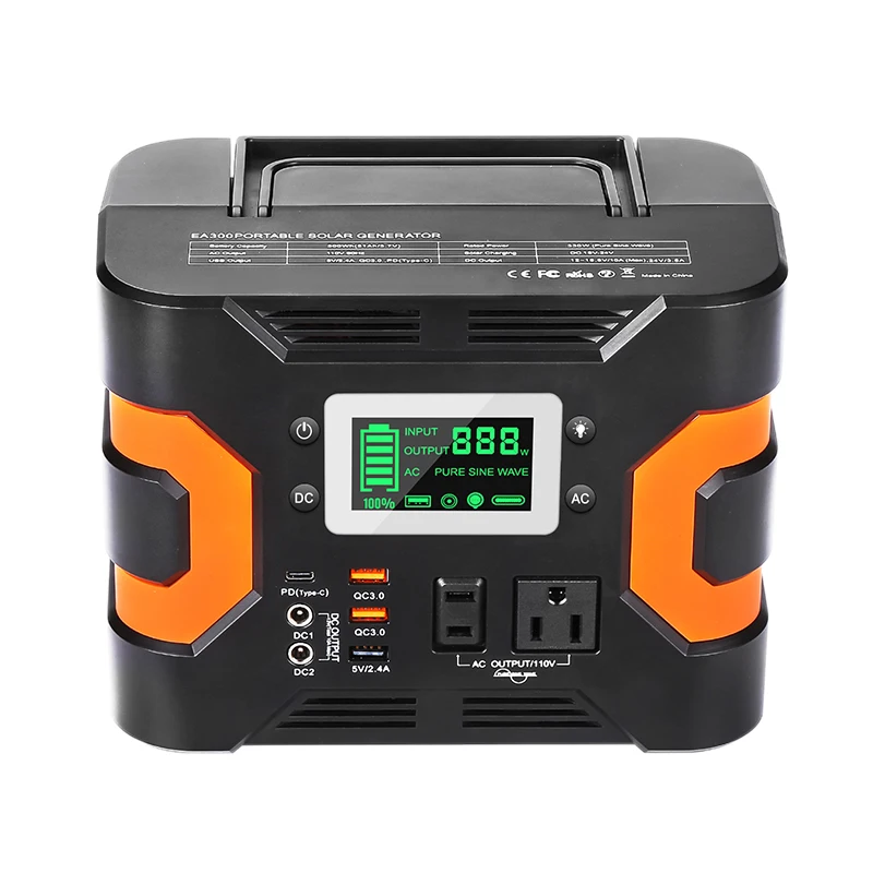 Quality Assurance Powerward Portable Power Station Supply Solar Portable Station Power Bank Peak For Fishing Camping