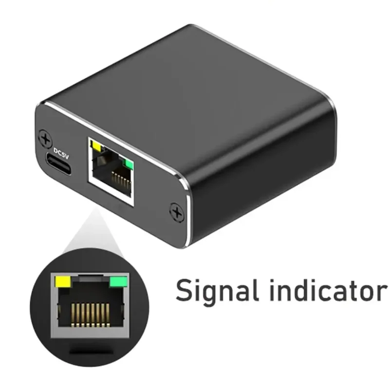 Factory Price Ethernet Splitter 1 To 2 High Speed 1000mbps Rj45 Ethernet Splitter Adapter Network Extension Connector Adapter Pc