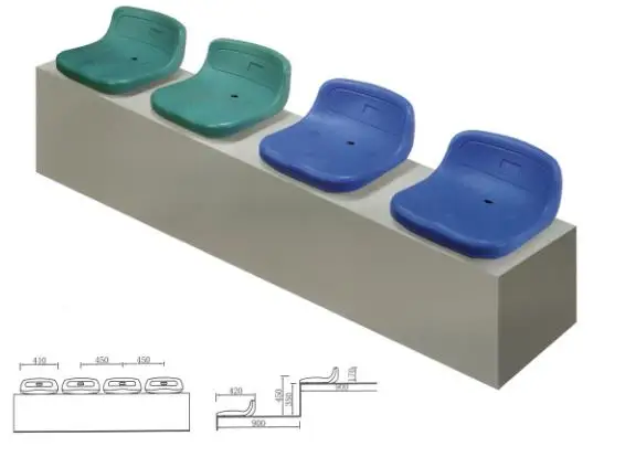 Wholesale Outdoor Portable Soccer Bleacher Folding Stadium Seat
