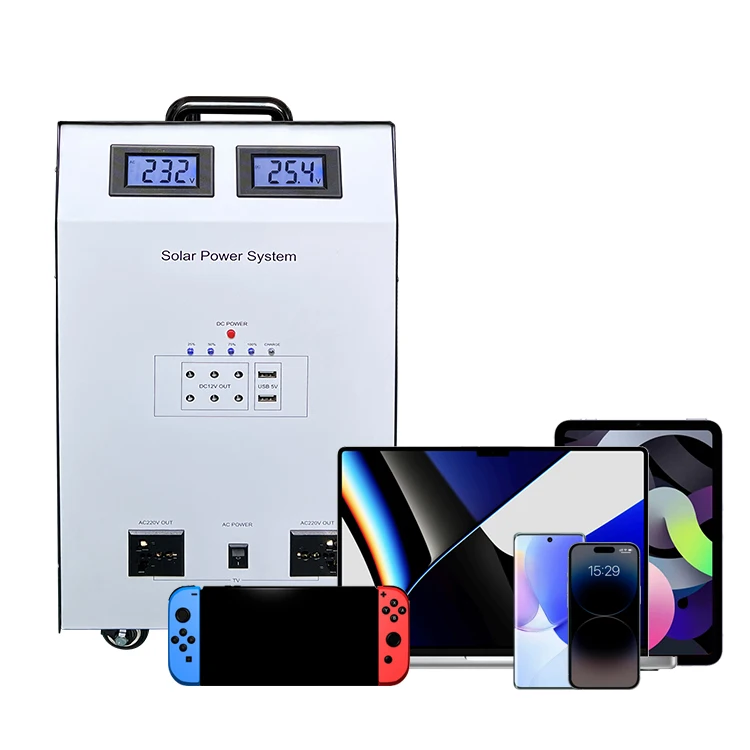 Solar Kit 2000w 3000w 5000w Portable Solar Panel Kit With Battery  Inverter