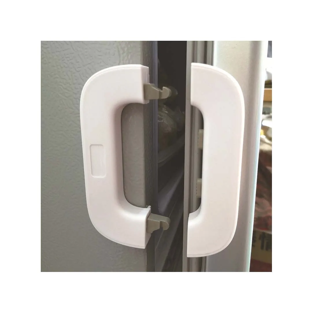Trendy Baby Safety Products Child Baby Gate Door Locks Fridge Safety Lock Refrigerator Freezer Lock For Fridge Door Kitchen