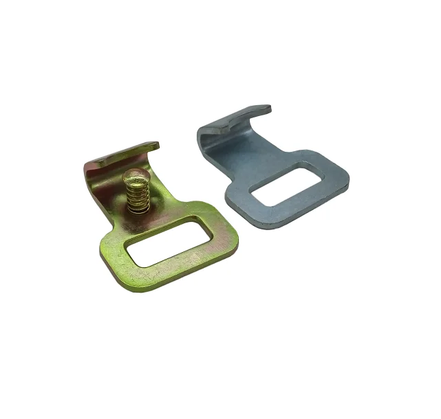 Heavy duty professional strap flat snap hook 25mm metal plate flat hook with spring for webbing