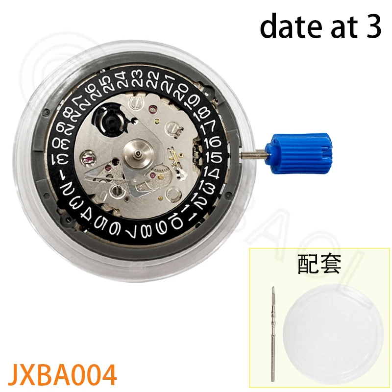 Japan Genuine NH35 Automatic Mechanical Movement High Accuracy 24 Jewels Mod Watch Replacement NH35A Date at 3:00