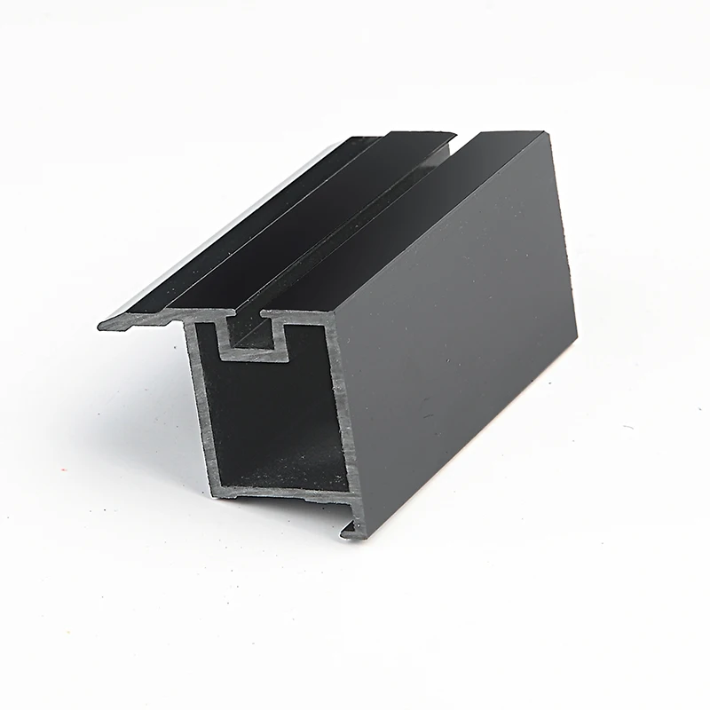 
High Quality Plastic Profile Blue Pvc Profiles For Freezer Glass Door 