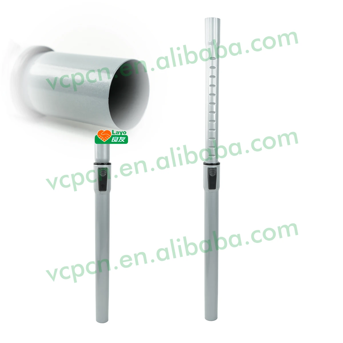 Factory Universal 35mm Vacuum Cleaner Metal Tube Telescopic Extension Iron Pipe Tube Vacuum Cleaner Spare Parts Accessories Rod