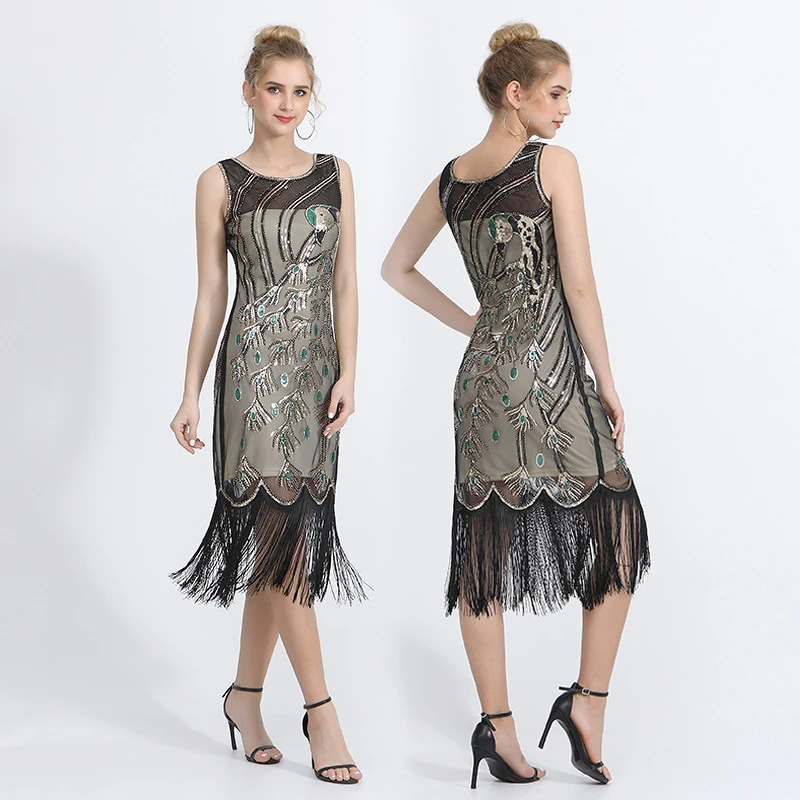 
OEM and ODM Summer Fashion vestido para fiestas plus size women frocks designs Sexy silk cutout flower mesh feathered dress 