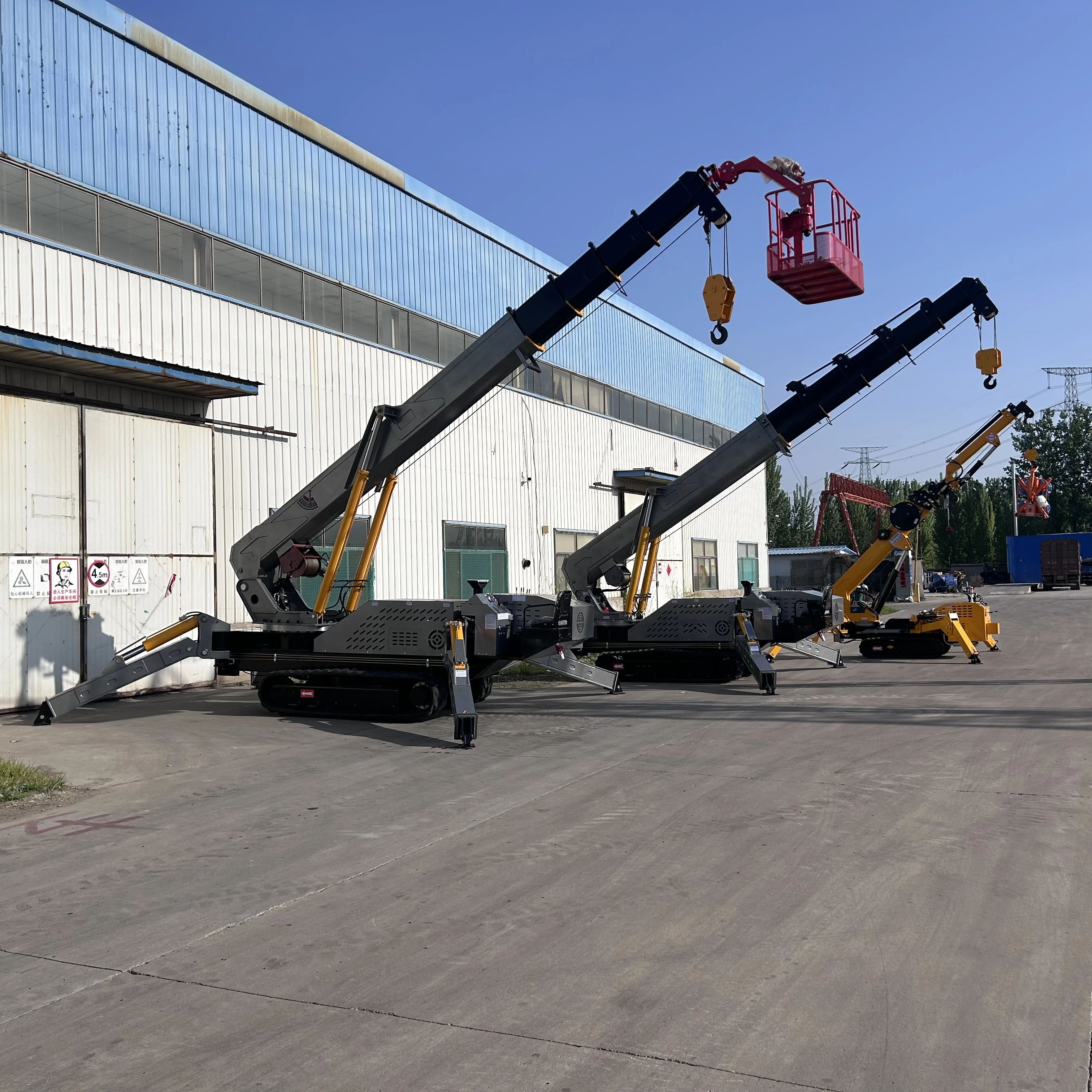8T кран-паук подъемный новый строительный кран масло электричество двигатель с двумя двигателями