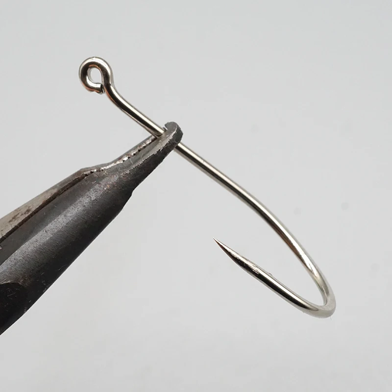 Custom Carbon Steel Beak Octopus Fishinghooks Barbed Circle Offset Hook Fresh Salt Water