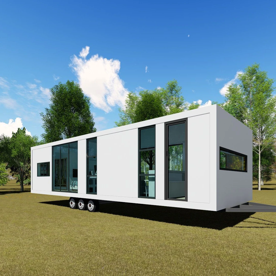 Mobile Homes Modern Container  House Prefabricated Tiny House Trailer Modular Tiny House