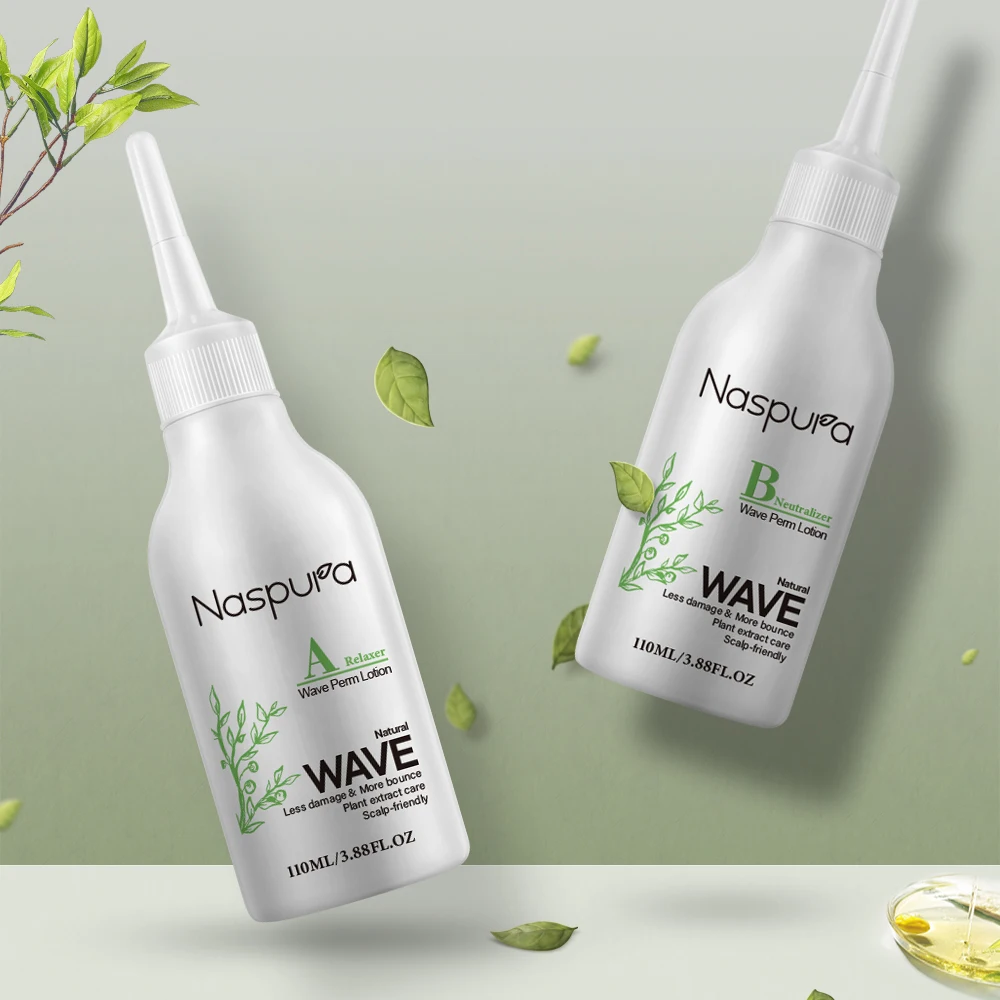 Naspura hair cosmetic products permanent relaxer neutralizer wave perm lotion