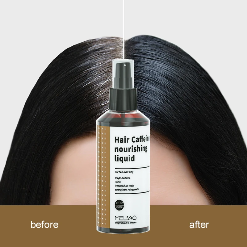 MELAO Caffeine Hair Tonic Nourishing Liquid Scalp Oil Control Hairs Growth Smooth Moisturize Strength Hair Care Spray