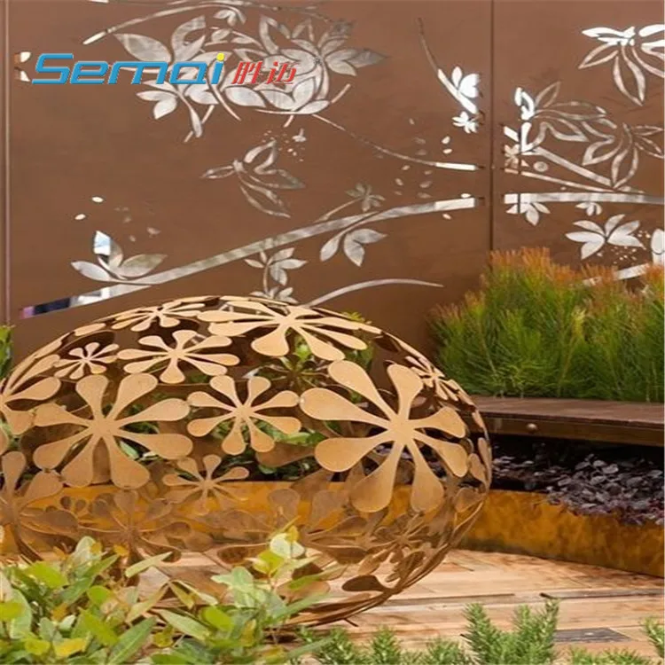 Декоративная металлическая стена хорошего качества по низкой цене