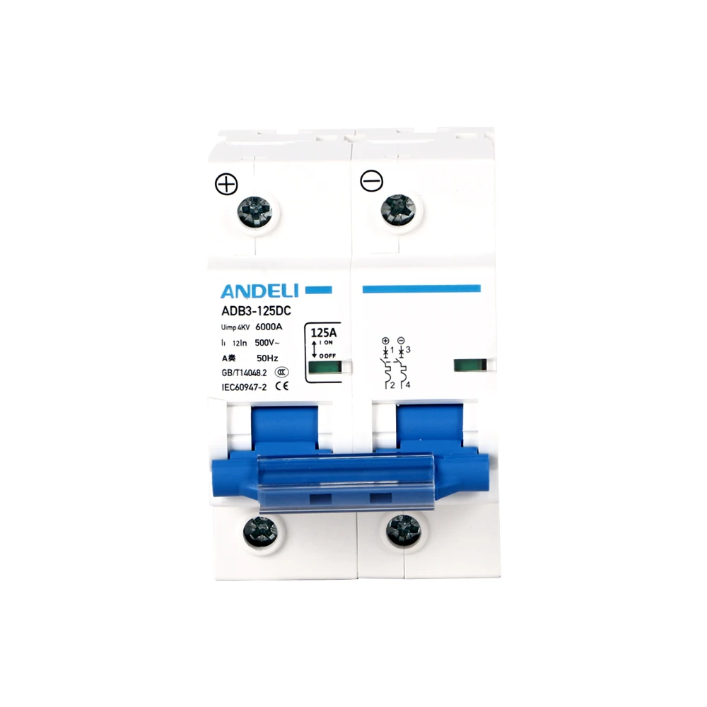 ANDELI DC circuit breaker ADB-125DC-2P