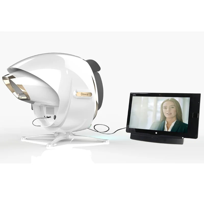 new product 2021 8 spectrum digital Skin uv skin analysis machine for test