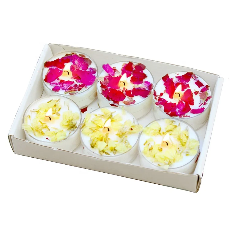 Custom Flower Aromatherapy Candles Soy Wax Home Decorative Scented Candles