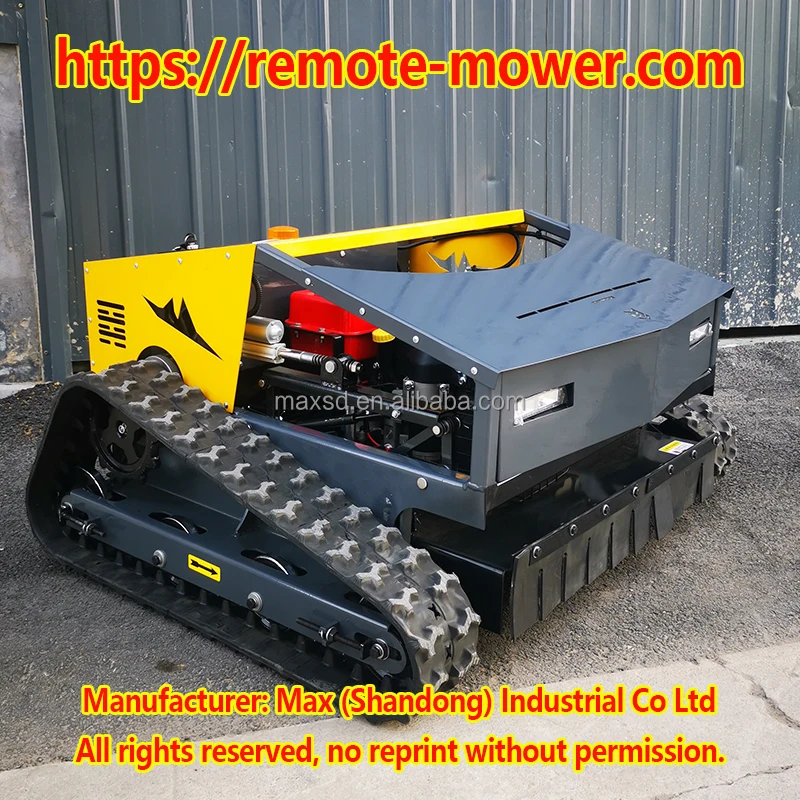Remote Control Lawn Mower RC Crawler All Terrain Slope Mowing Machine Tracked Radio Controlled Grass Cutter Robotic Mowers