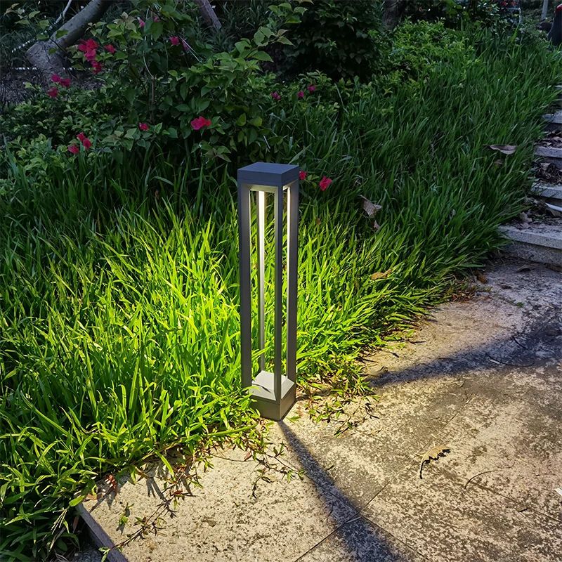 Daheng Concise Style Aluminium Waterproof IP65 10W Outdoor LED Garden Bollard Light