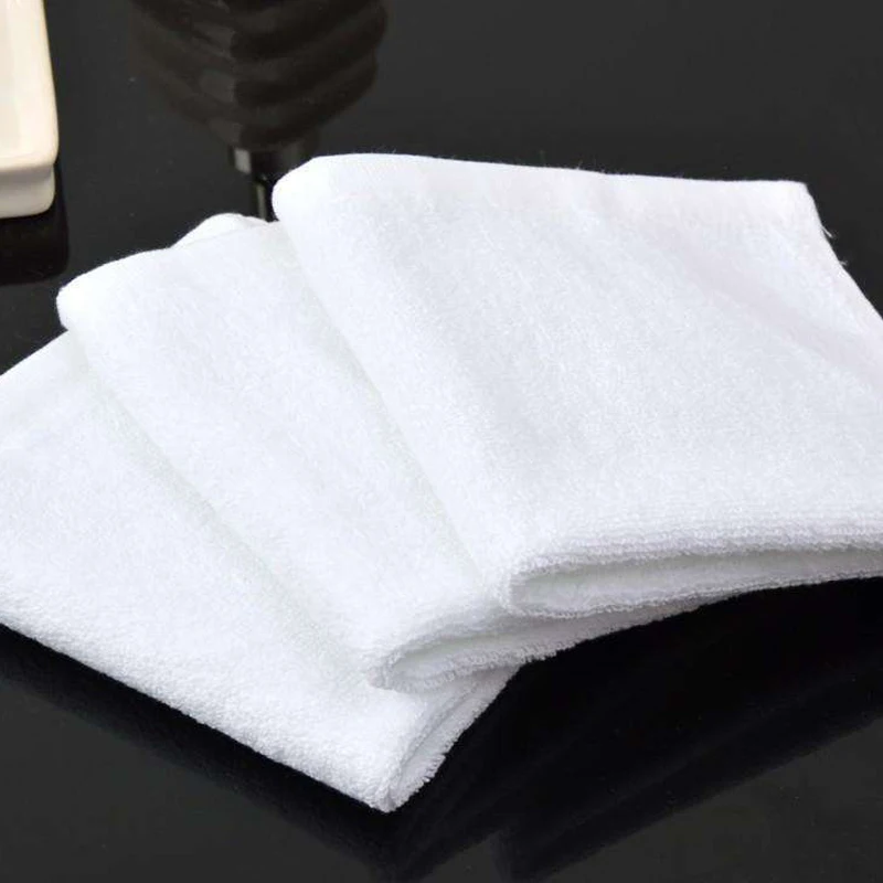 Factory Customization Absorbent And Breathable Washcloths 30*30 Cotton Baby Microfiber Plain Color Face Towel