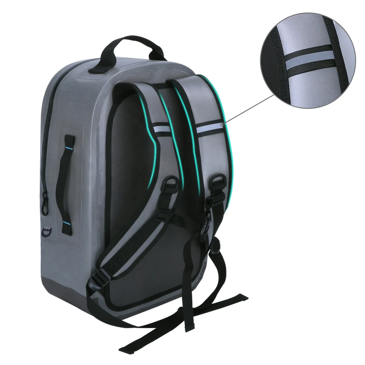 TPU Airtight Zipper 30L IPX7 Waterproof Diving Fishing Surfing Backpack