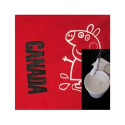 Water based acrylic screen printing adhesive