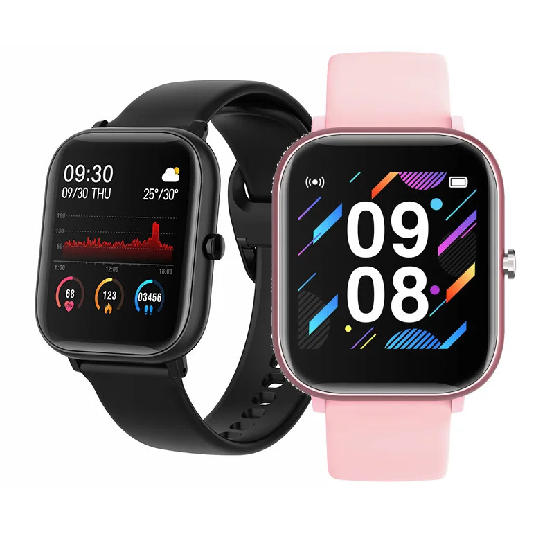 
Health Fitness Watch Iwo P20 Smart Tracker Woman IP67 Waterproof Rating No Camera Full Touch Screen Da Fit OEM Color Silica Gel 