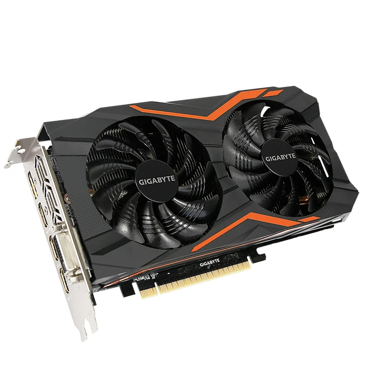 Видеокарта GIGABYTE NVIDIA GeForce GTX1050Ti G1 Gaming 4G с 4 ГБ GDDR5 128 бит памяти (GV-N105TG1