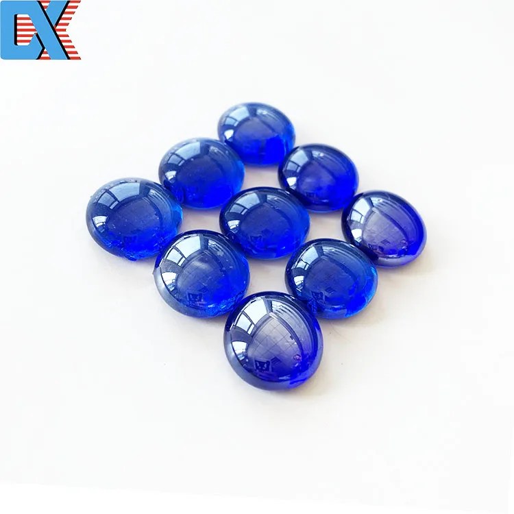 decorative clear back flat glass gems