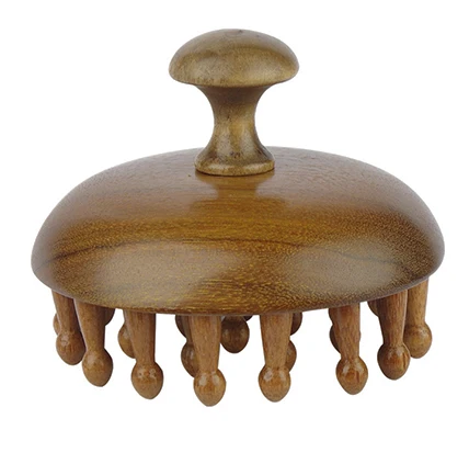 Wooden scalp comb scalp massage brush wood Wide Tooth Hair Brush Shampoo Brush Wet Dry Hair scalp massager for hair growth