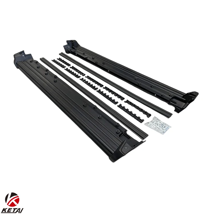 2019+ Black Knight Style Car Bumper Pedal Footboard Side Skirt Auto Accessories For  BENZ G CLASS W463A