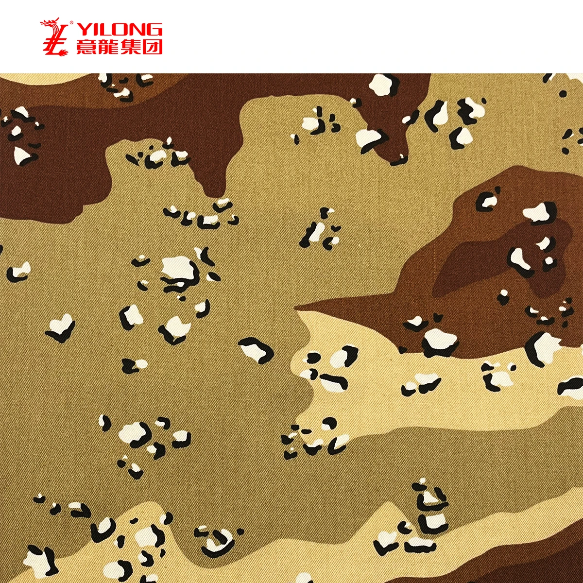 YI LONG Factory Ex-factory Price Wholesale Polyester Cotton Six Color Desert Camouflage Fabric For Apparel Uniform