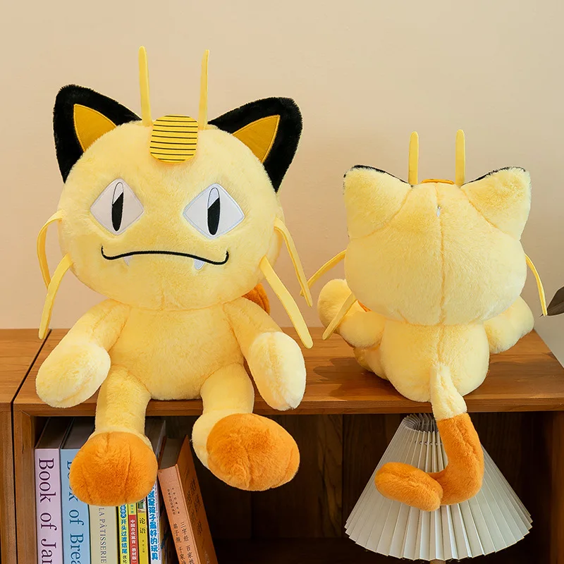 New Arrival Pokomoned Doll Meowth Kawaii 30-70CM PP Cotton Kids Birthday Gifts Toy Anime Soft Throw Pillow Stuffed Plush Toy