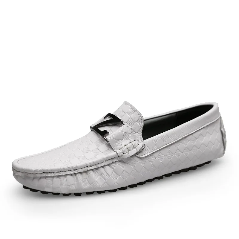 2019 Custom Formal Dress Office Shoes Men Loafers Casual Leather Genuine Italian