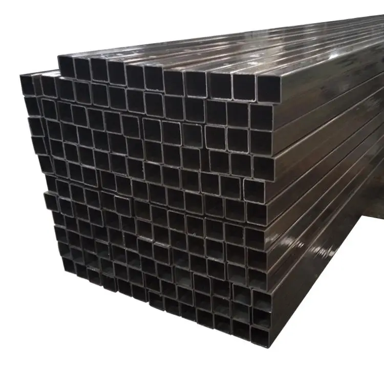 Rectangular Seamless Pipe Customized Size Astm Q235 A36 A105 S355jr Carbon Steel Tube in stock
