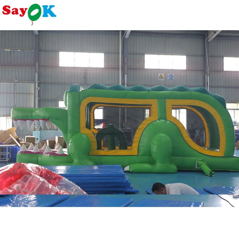 Large Water Slide Swimming Pool Commercial Inflatable Water Slide Jumper Bouncy Inflatable Water Slide with Swimming Pool