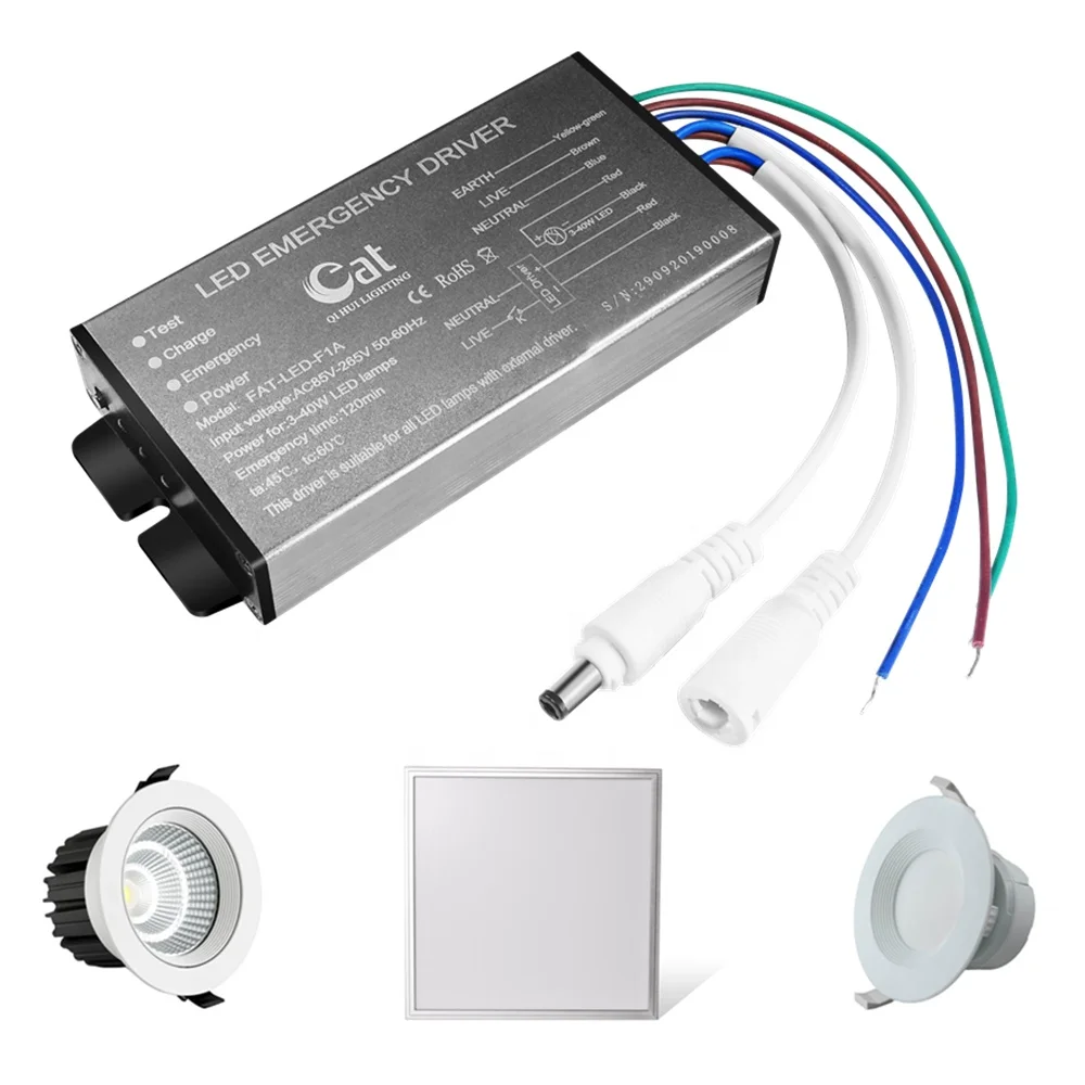 Internal rechargeable lithium emergency battery pack 60W lamp emergency LED driver